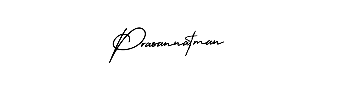 How to make Prasannatman signature? AmerikaSignatureDemo-Regular is a professional autograph style. Create handwritten signature for Prasannatman name. Prasannatman signature style 3 images and pictures png