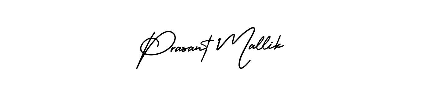 How to make Prasant Mallik signature? AmerikaSignatureDemo-Regular is a professional autograph style. Create handwritten signature for Prasant Mallik name. Prasant Mallik signature style 3 images and pictures png