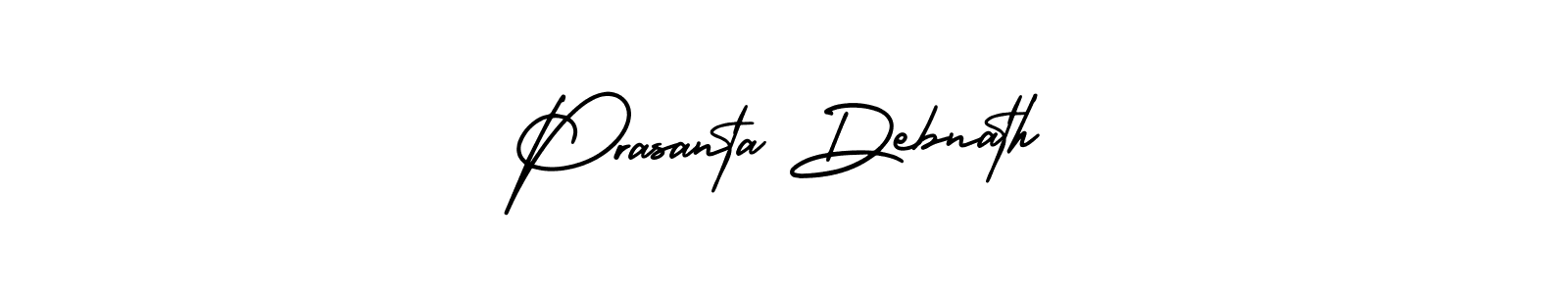 How to make Prasanta Debnath signature? AmerikaSignatureDemo-Regular is a professional autograph style. Create handwritten signature for Prasanta Debnath name. Prasanta Debnath signature style 3 images and pictures png