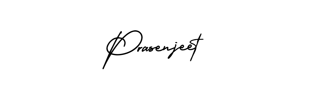 Create a beautiful signature design for name Prasenjeet. With this signature (AmerikaSignatureDemo-Regular) fonts, you can make a handwritten signature for free. Prasenjeet signature style 3 images and pictures png