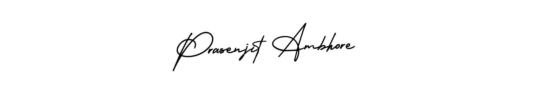 Make a short Prasenjit Ambhore signature style. Manage your documents anywhere anytime using AmerikaSignatureDemo-Regular. Create and add eSignatures, submit forms, share and send files easily. Prasenjit Ambhore signature style 3 images and pictures png