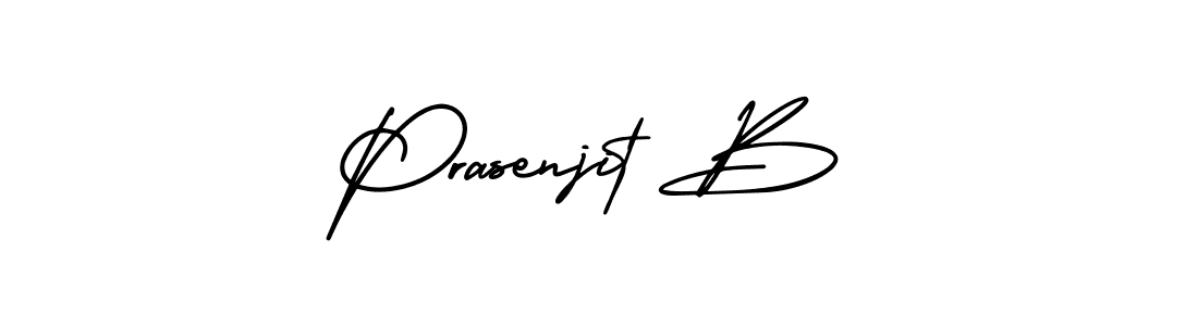 if you are searching for the best signature style for your name Prasenjit B. so please give up your signature search. here we have designed multiple signature styles  using AmerikaSignatureDemo-Regular. Prasenjit B signature style 3 images and pictures png