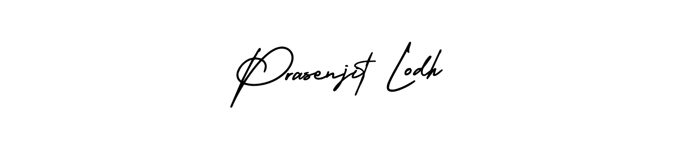 AmerikaSignatureDemo-Regular is a professional signature style that is perfect for those who want to add a touch of class to their signature. It is also a great choice for those who want to make their signature more unique. Get Prasenjit Lodh name to fancy signature for free. Prasenjit Lodh signature style 3 images and pictures png