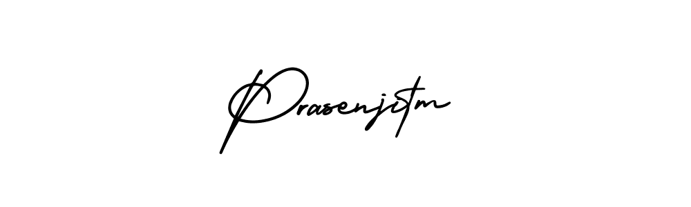 Create a beautiful signature design for name Prasenjitm. With this signature (AmerikaSignatureDemo-Regular) fonts, you can make a handwritten signature for free. Prasenjitm signature style 3 images and pictures png