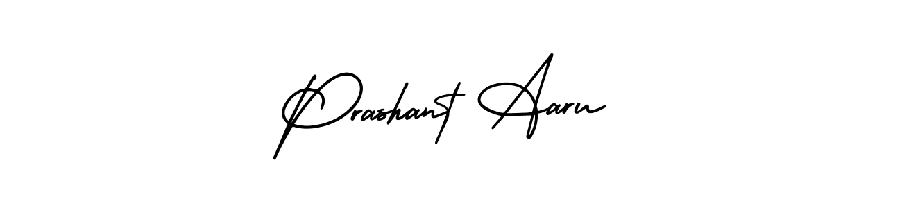 Also we have Prashant Aaru name is the best signature style. Create professional handwritten signature collection using AmerikaSignatureDemo-Regular autograph style. Prashant Aaru signature style 3 images and pictures png