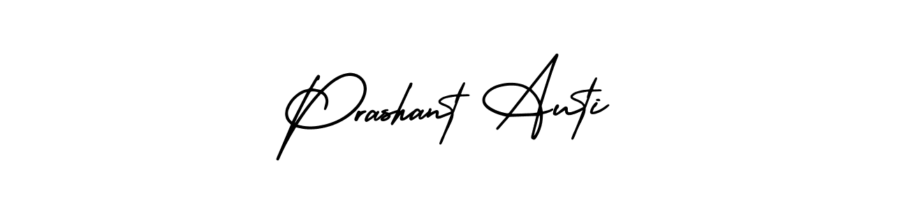 How to make Prashant Auti signature? AmerikaSignatureDemo-Regular is a professional autograph style. Create handwritten signature for Prashant Auti name. Prashant Auti signature style 3 images and pictures png