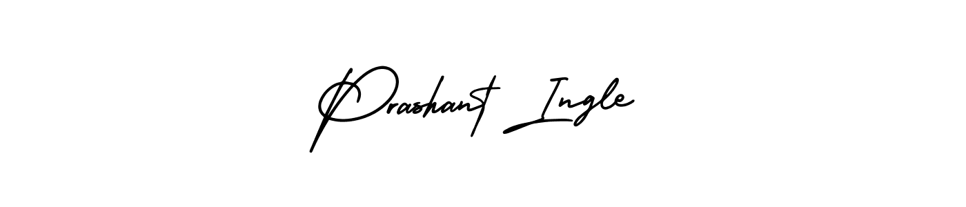 How to make Prashant Ingle signature? AmerikaSignatureDemo-Regular is a professional autograph style. Create handwritten signature for Prashant Ingle name. Prashant Ingle signature style 3 images and pictures png