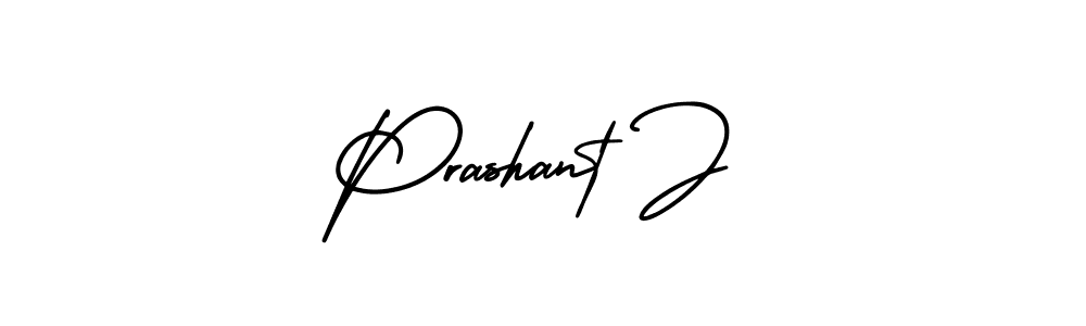 How to make Prashant J signature? AmerikaSignatureDemo-Regular is a professional autograph style. Create handwritten signature for Prashant J name. Prashant J signature style 3 images and pictures png