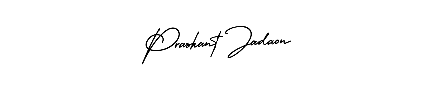 Make a short Prashant Jadaon signature style. Manage your documents anywhere anytime using AmerikaSignatureDemo-Regular. Create and add eSignatures, submit forms, share and send files easily. Prashant Jadaon signature style 3 images and pictures png