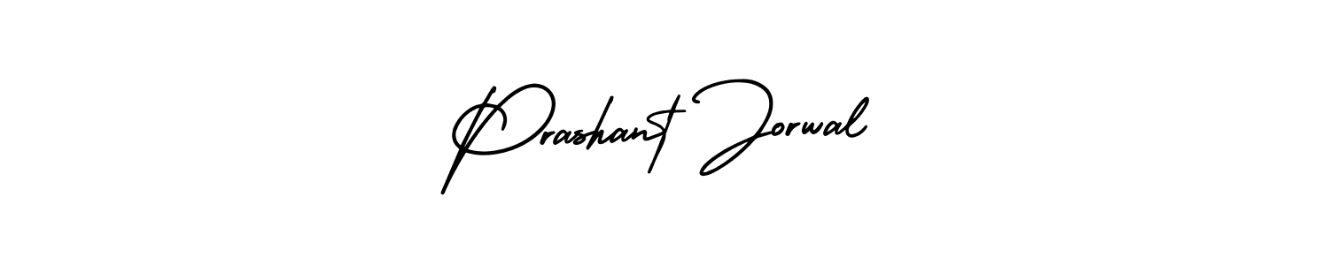 Prashant Jorwal stylish signature style. Best Handwritten Sign (AmerikaSignatureDemo-Regular) for my name. Handwritten Signature Collection Ideas for my name Prashant Jorwal. Prashant Jorwal signature style 3 images and pictures png