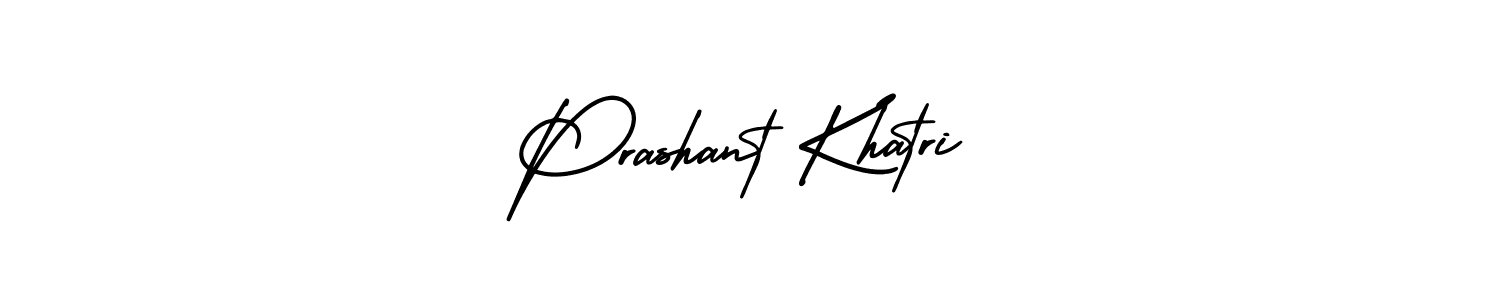 Create a beautiful signature design for name Prashant Khatri. With this signature (AmerikaSignatureDemo-Regular) fonts, you can make a handwritten signature for free. Prashant Khatri signature style 3 images and pictures png