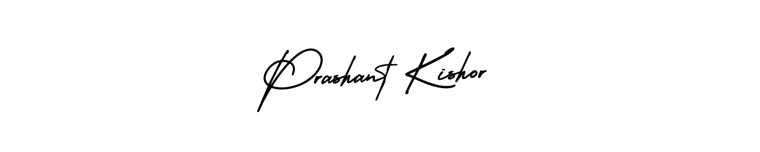 The best way (AmerikaSignatureDemo-Regular) to make a short signature is to pick only two or three words in your name. The name Prashant Kishor include a total of six letters. For converting this name. Prashant Kishor signature style 3 images and pictures png