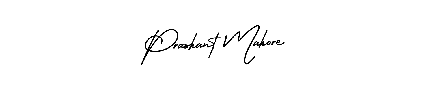 How to make Prashant Mahore signature? AmerikaSignatureDemo-Regular is a professional autograph style. Create handwritten signature for Prashant Mahore name. Prashant Mahore signature style 3 images and pictures png