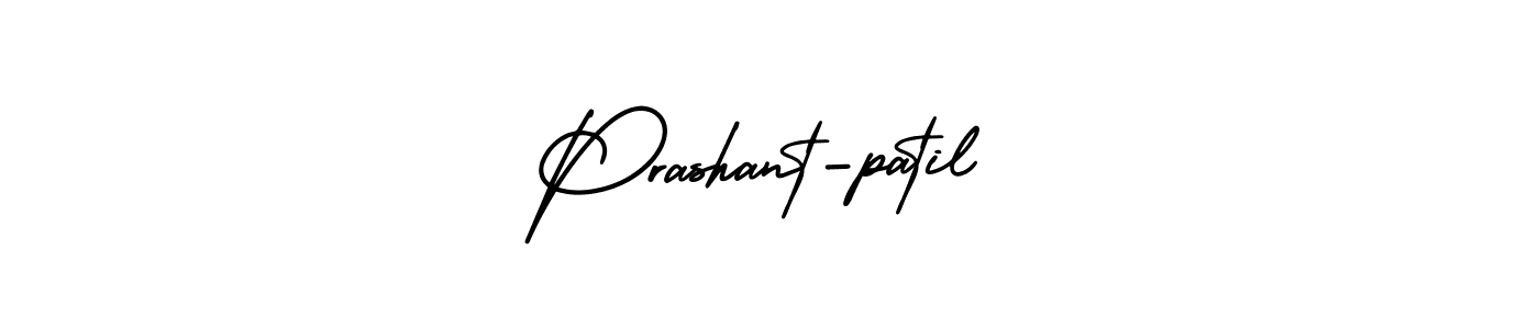 The best way (AmerikaSignatureDemo-Regular) to make a short signature is to pick only two or three words in your name. The name Prashant-patil include a total of six letters. For converting this name. Prashant-patil signature style 3 images and pictures png