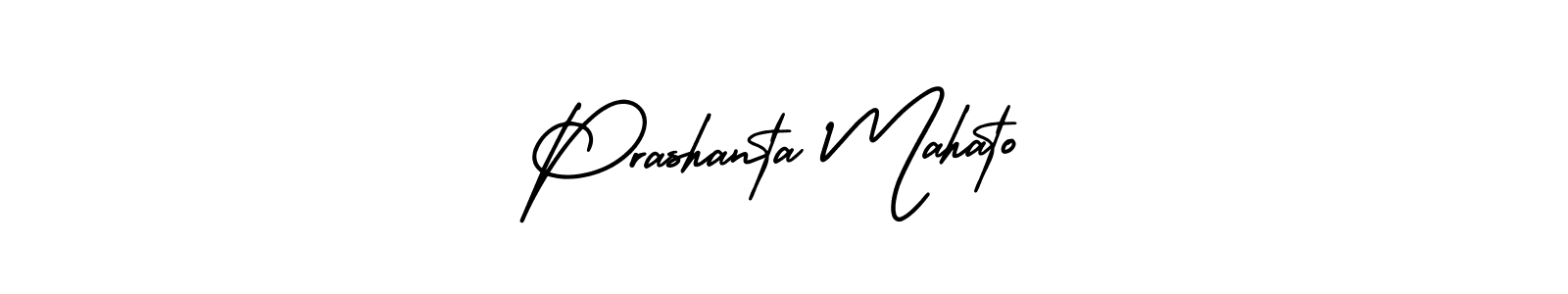 How to Draw Prashanta Mahato signature style? AmerikaSignatureDemo-Regular is a latest design signature styles for name Prashanta Mahato. Prashanta Mahato signature style 3 images and pictures png