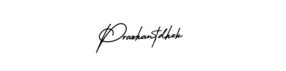 AmerikaSignatureDemo-Regular is a professional signature style that is perfect for those who want to add a touch of class to their signature. It is also a great choice for those who want to make their signature more unique. Get Prashantdhok name to fancy signature for free. Prashantdhok signature style 3 images and pictures png