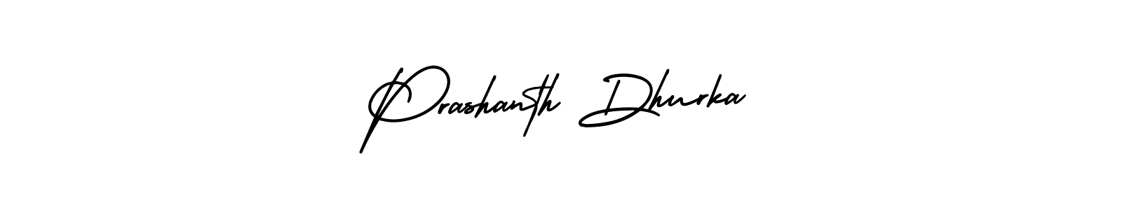 Design your own signature with our free online signature maker. With this signature software, you can create a handwritten (AmerikaSignatureDemo-Regular) signature for name Prashanth Dhurka. Prashanth Dhurka signature style 3 images and pictures png
