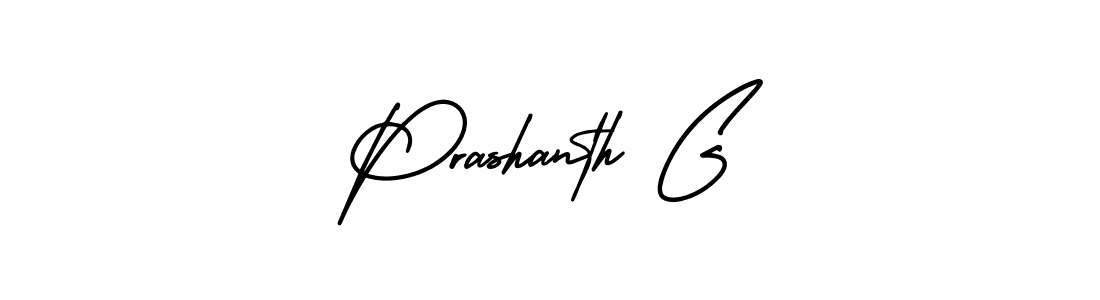 It looks lik you need a new signature style for name Prashanth G. Design unique handwritten (AmerikaSignatureDemo-Regular) signature with our free signature maker in just a few clicks. Prashanth G signature style 3 images and pictures png