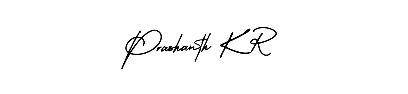 AmerikaSignatureDemo-Regular is a professional signature style that is perfect for those who want to add a touch of class to their signature. It is also a great choice for those who want to make their signature more unique. Get Prashanth K R name to fancy signature for free. Prashanth K R signature style 3 images and pictures png