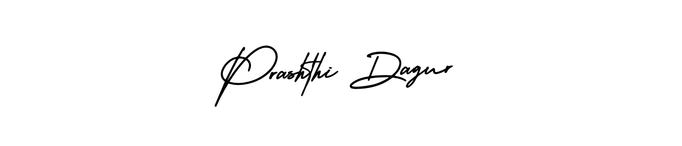 Design your own signature with our free online signature maker. With this signature software, you can create a handwritten (AmerikaSignatureDemo-Regular) signature for name Prashthi Dagur. Prashthi Dagur signature style 3 images and pictures png