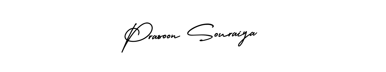 Make a beautiful signature design for name Prasoon Souraiya. Use this online signature maker to create a handwritten signature for free. Prasoon Souraiya signature style 3 images and pictures png