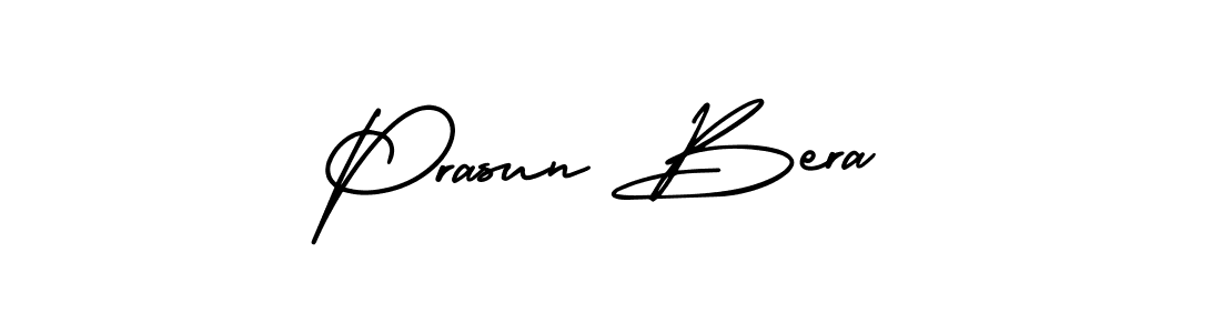 if you are searching for the best signature style for your name Prasun Bera. so please give up your signature search. here we have designed multiple signature styles  using AmerikaSignatureDemo-Regular. Prasun Bera signature style 3 images and pictures png