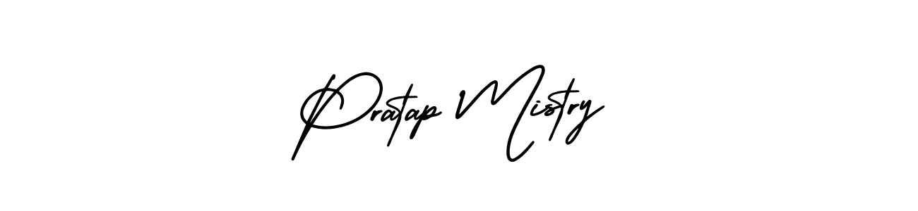 It looks lik you need a new signature style for name Pratap Mistry. Design unique handwritten (AmerikaSignatureDemo-Regular) signature with our free signature maker in just a few clicks. Pratap Mistry signature style 3 images and pictures png