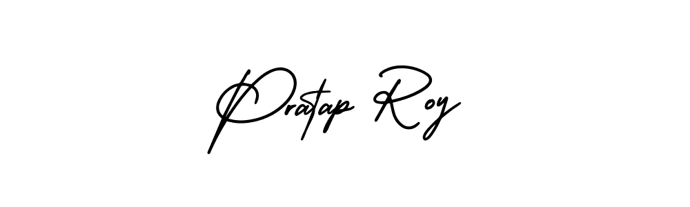 How to Draw Pratap Roy signature style? AmerikaSignatureDemo-Regular is a latest design signature styles for name Pratap Roy. Pratap Roy signature style 3 images and pictures png