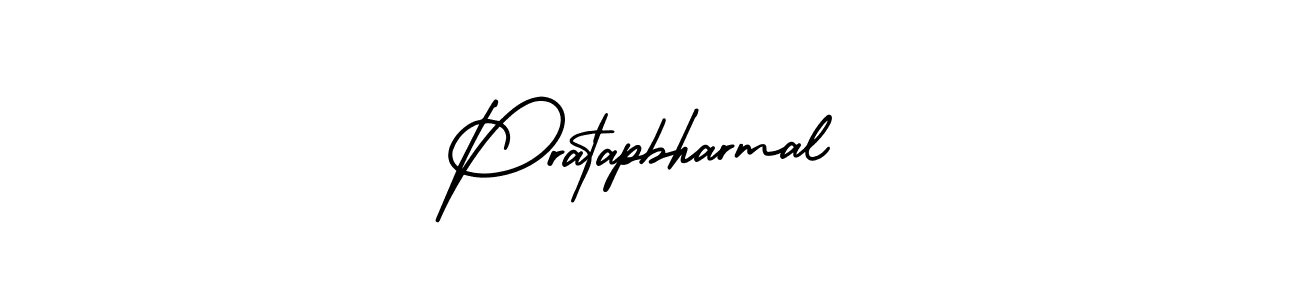 How to make Pratapbharmal signature? AmerikaSignatureDemo-Regular is a professional autograph style. Create handwritten signature for Pratapbharmal name. Pratapbharmal signature style 3 images and pictures png