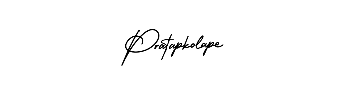 Design your own signature with our free online signature maker. With this signature software, you can create a handwritten (AmerikaSignatureDemo-Regular) signature for name Pratapkolape. Pratapkolape signature style 3 images and pictures png