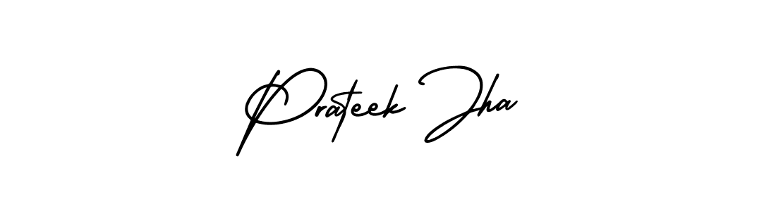 How to Draw Prateek Jha signature style? AmerikaSignatureDemo-Regular is a latest design signature styles for name Prateek Jha. Prateek Jha signature style 3 images and pictures png