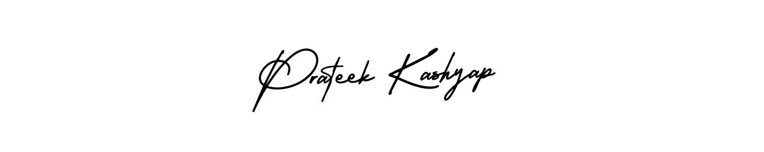 How to Draw Prateek Kashyap signature style? AmerikaSignatureDemo-Regular is a latest design signature styles for name Prateek Kashyap. Prateek Kashyap signature style 3 images and pictures png