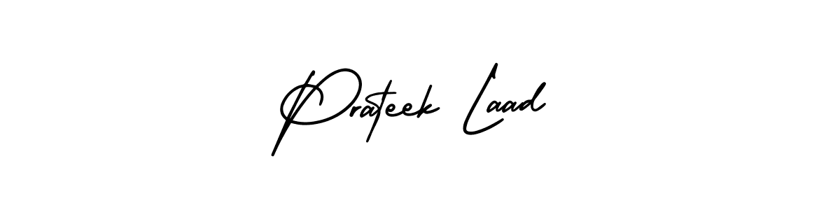 Use a signature maker to create a handwritten signature online. With this signature software, you can design (AmerikaSignatureDemo-Regular) your own signature for name Prateek Laad. Prateek Laad signature style 3 images and pictures png