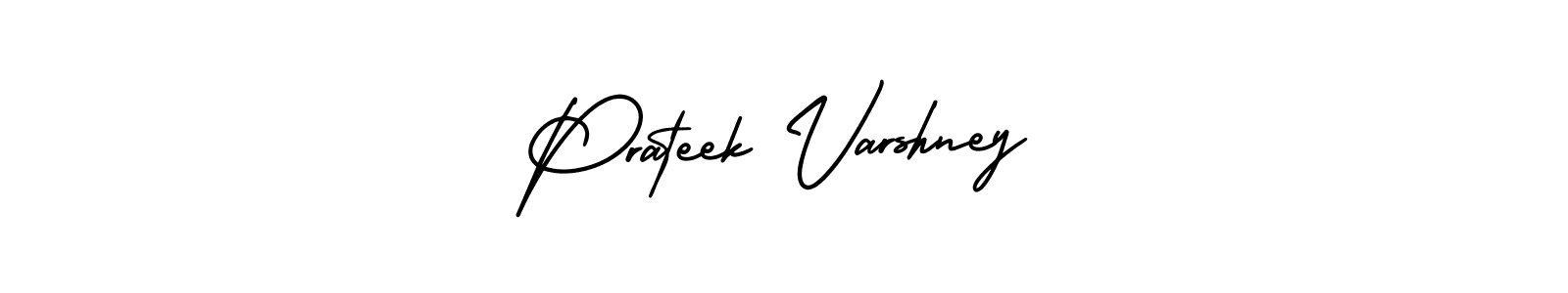 Best and Professional Signature Style for Prateek Varshney. AmerikaSignatureDemo-Regular Best Signature Style Collection. Prateek Varshney signature style 3 images and pictures png