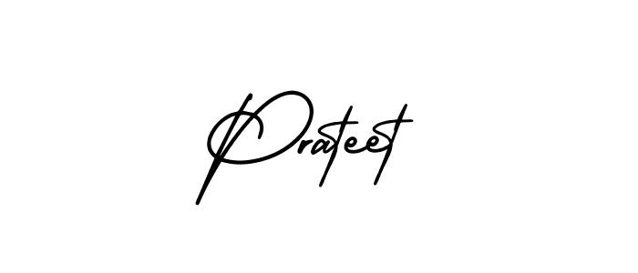 Also You can easily find your signature by using the search form. We will create Prateet name handwritten signature images for you free of cost using AmerikaSignatureDemo-Regular sign style. Prateet signature style 3 images and pictures png