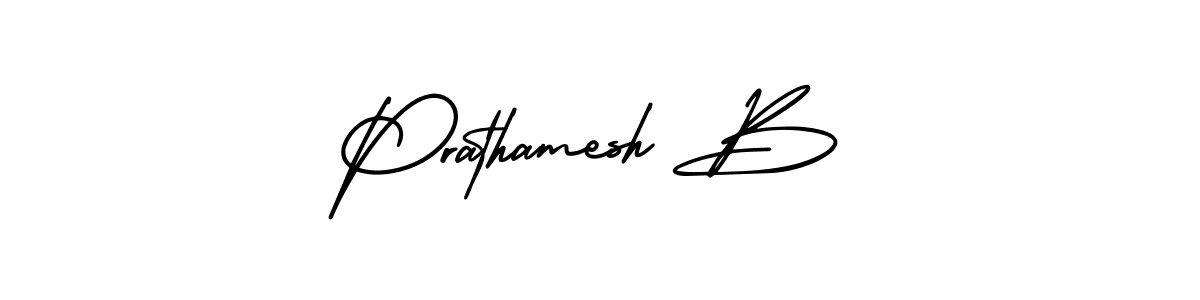 Also we have Prathamesh B name is the best signature style. Create professional handwritten signature collection using AmerikaSignatureDemo-Regular autograph style. Prathamesh B signature style 3 images and pictures png