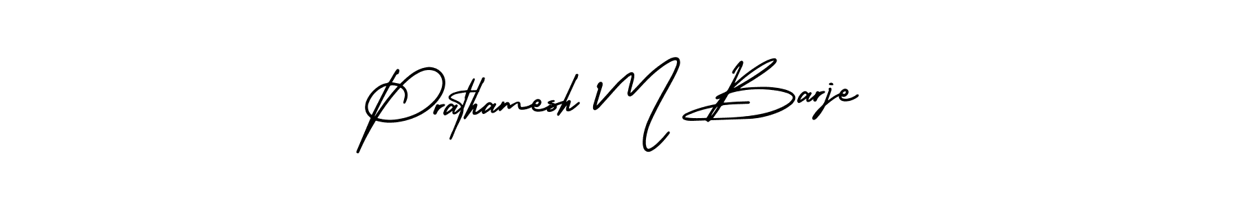 Also we have Prathamesh M Barje name is the best signature style. Create professional handwritten signature collection using AmerikaSignatureDemo-Regular autograph style. Prathamesh M Barje signature style 3 images and pictures png