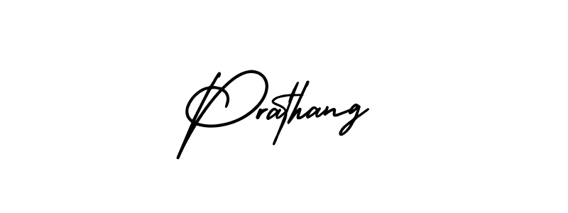 How to Draw Prathang signature style? AmerikaSignatureDemo-Regular is a latest design signature styles for name Prathang. Prathang signature style 3 images and pictures png