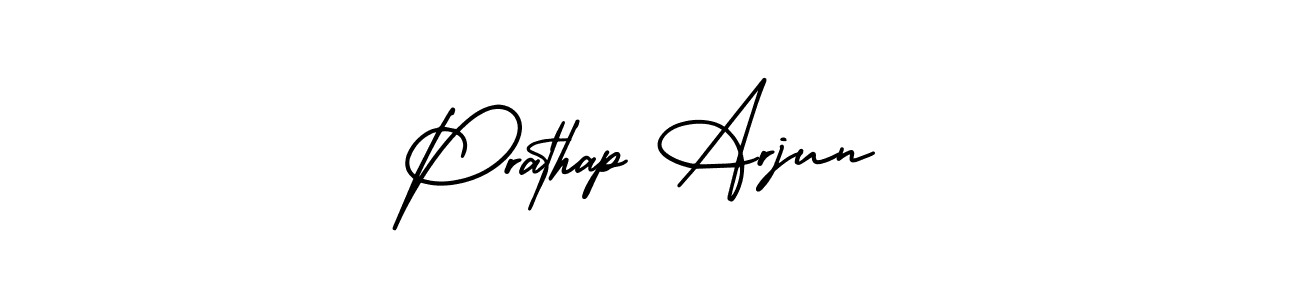 Design your own signature with our free online signature maker. With this signature software, you can create a handwritten (AmerikaSignatureDemo-Regular) signature for name Prathap Arjun. Prathap Arjun signature style 3 images and pictures png