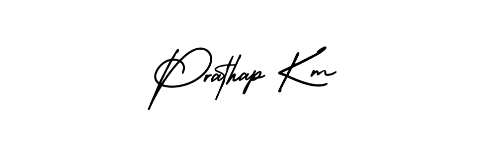 Similarly AmerikaSignatureDemo-Regular is the best handwritten signature design. Signature creator online .You can use it as an online autograph creator for name Prathap Km. Prathap Km signature style 3 images and pictures png