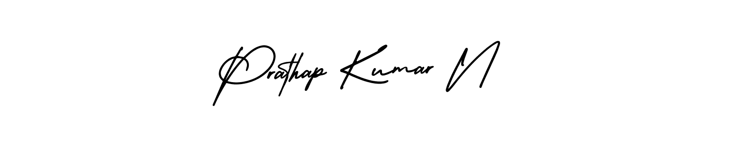 Also we have Prathap Kumar N name is the best signature style. Create professional handwritten signature collection using AmerikaSignatureDemo-Regular autograph style. Prathap Kumar N signature style 3 images and pictures png