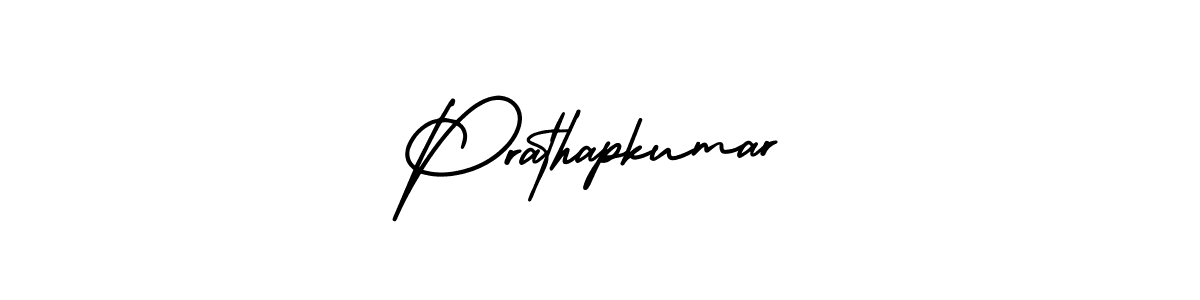 Also You can easily find your signature by using the search form. We will create Prathapkumar name handwritten signature images for you free of cost using AmerikaSignatureDemo-Regular sign style. Prathapkumar signature style 3 images and pictures png
