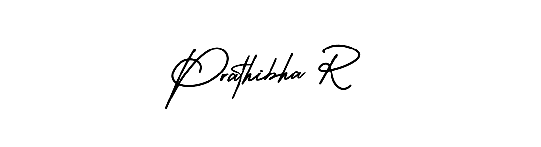 It looks lik you need a new signature style for name Prathibha R. Design unique handwritten (AmerikaSignatureDemo-Regular) signature with our free signature maker in just a few clicks. Prathibha R signature style 3 images and pictures png