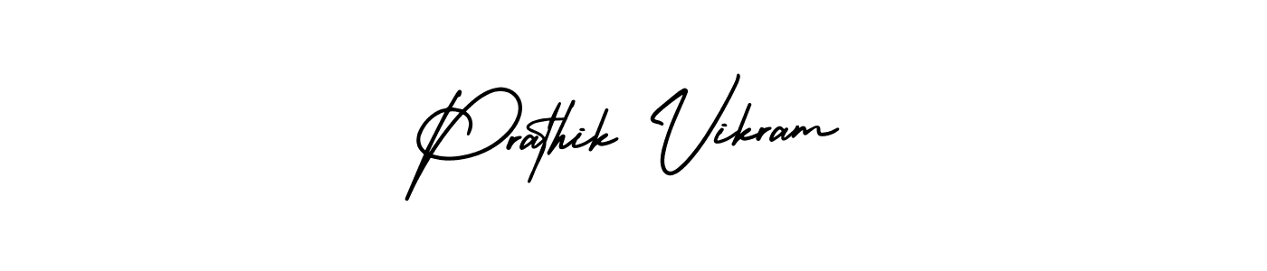 if you are searching for the best signature style for your name Prathik Vikram. so please give up your signature search. here we have designed multiple signature styles  using AmerikaSignatureDemo-Regular. Prathik Vikram signature style 3 images and pictures png