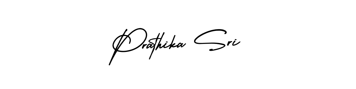 if you are searching for the best signature style for your name Prathika Sri. so please give up your signature search. here we have designed multiple signature styles  using AmerikaSignatureDemo-Regular. Prathika Sri signature style 3 images and pictures png