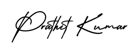 This is the best signature style for the Prathit Kumar name. Also you like these signature font (AmerikaSignatureDemo-Regular). Mix name signature. Prathit Kumar signature style 3 images and pictures png
