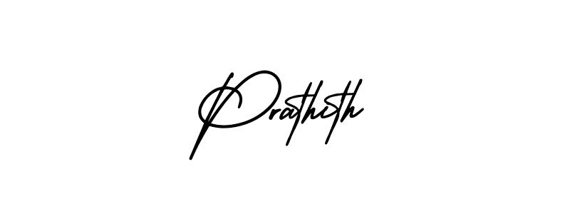 How to make Prathith signature? AmerikaSignatureDemo-Regular is a professional autograph style. Create handwritten signature for Prathith name. Prathith signature style 3 images and pictures png