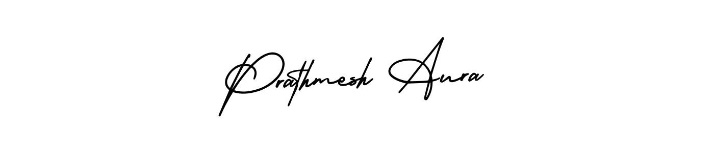 Design your own signature with our free online signature maker. With this signature software, you can create a handwritten (AmerikaSignatureDemo-Regular) signature for name Prathmesh Aura. Prathmesh Aura signature style 3 images and pictures png
