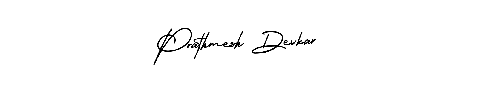 Use a signature maker to create a handwritten signature online. With this signature software, you can design (AmerikaSignatureDemo-Regular) your own signature for name Prathmesh Devkar. Prathmesh Devkar signature style 3 images and pictures png