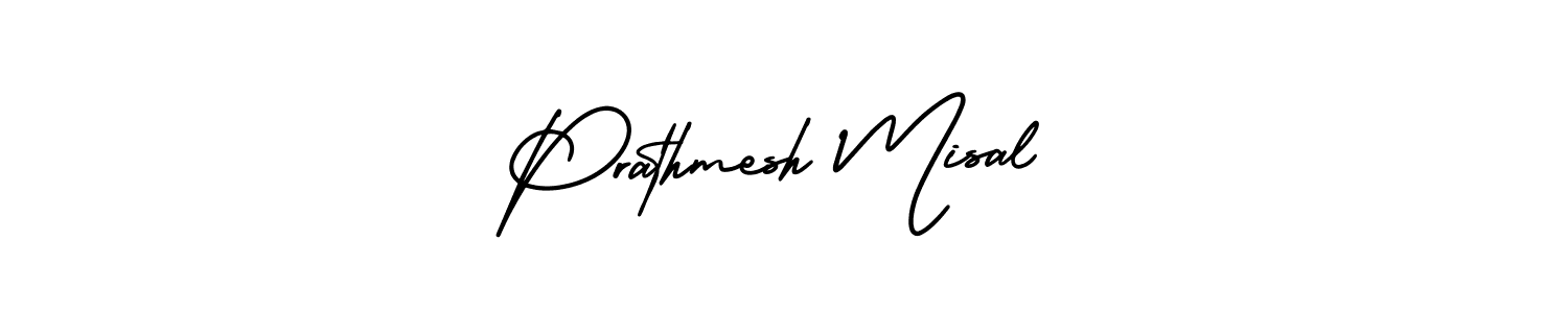 It looks lik you need a new signature style for name Prathmesh Misal. Design unique handwritten (AmerikaSignatureDemo-Regular) signature with our free signature maker in just a few clicks. Prathmesh Misal signature style 3 images and pictures png